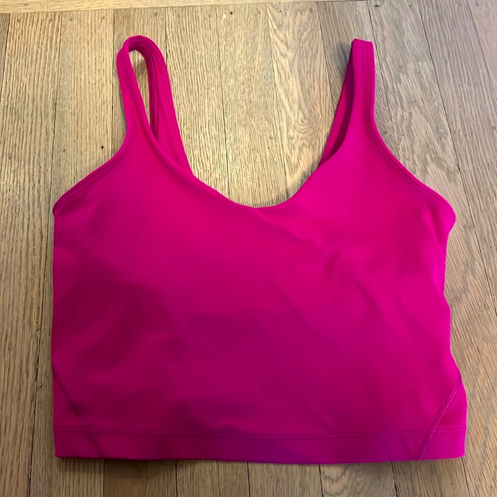 Lululemon align top size 4 ripened raspberry